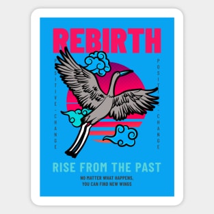 rebirth new beginnings Sticker